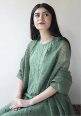 dyot-3pc Lawn Heavy Embroidered Shirt